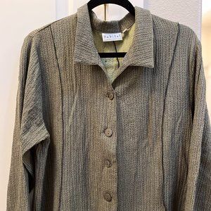 Habitat olive/black top large